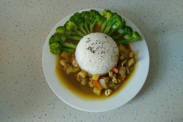 鸡肉咖喱饭的做法图解9