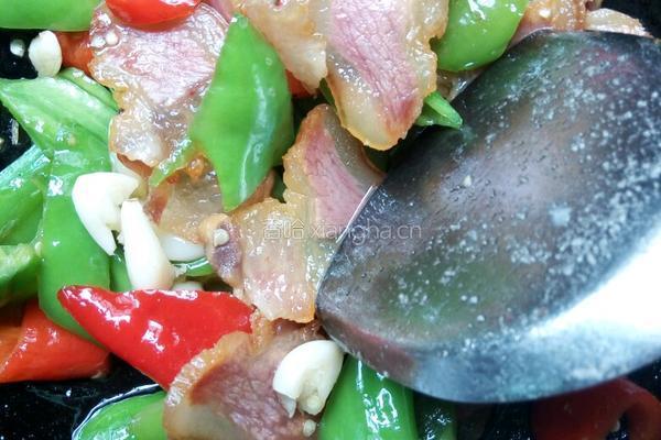 辣椒炒腊肉的做法图解5