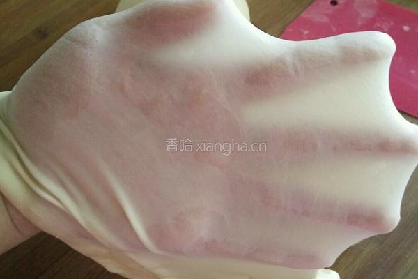 玫瑰花面包（手揉版）的做法图解3