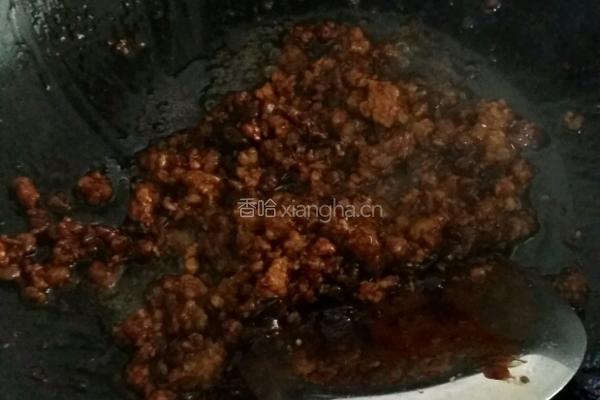 肉沫金针菇的做法图解2