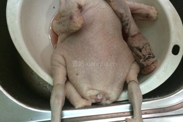农家鼓油鹅的做法图解1