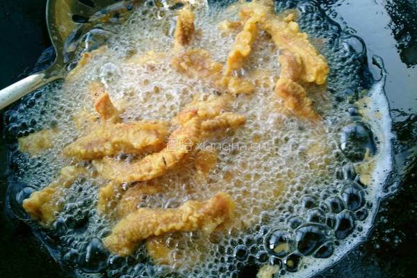 干炸肉段的做法图解9