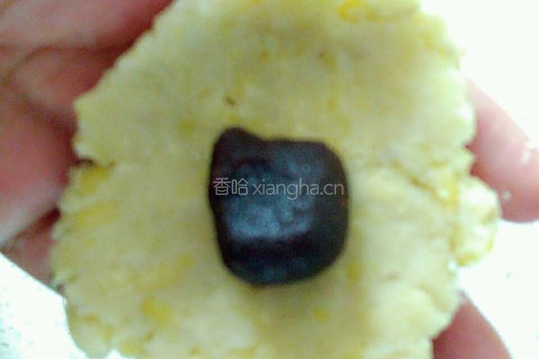 奶香豆沙绿豆糕的做法图解7