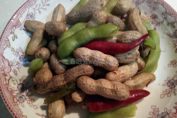 五香花生毛豆的做法图解5