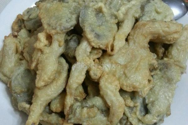 软炸平菇的做法图解4