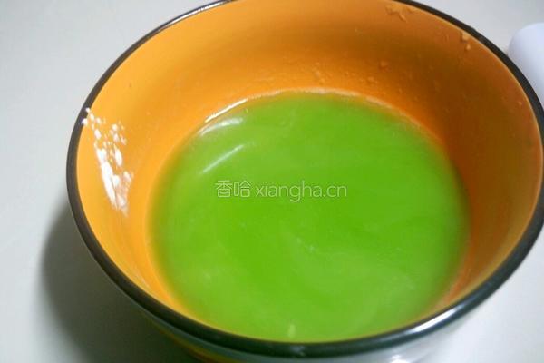 菜汁凉粉 的做法图解2