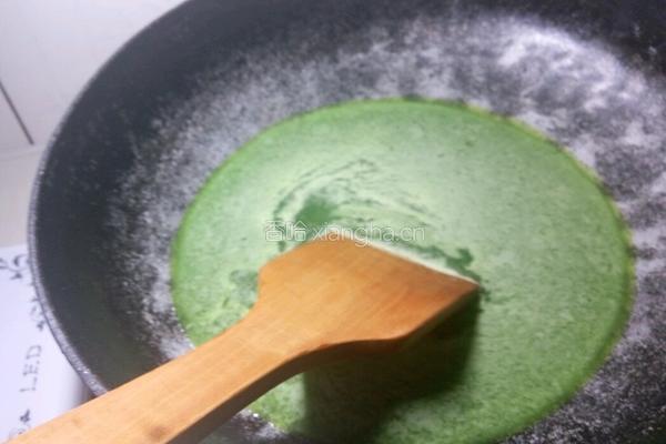 菜汁凉粉 的做法图解4