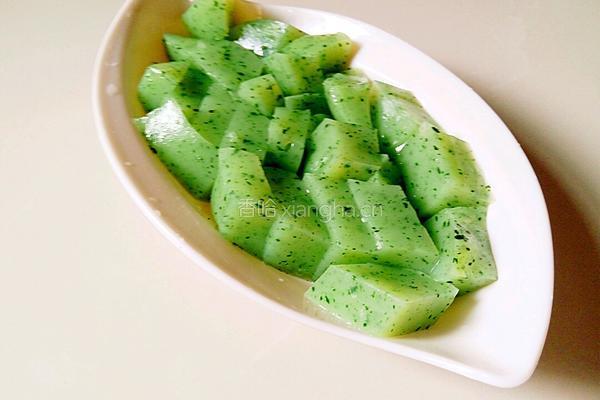 菜汁凉粉 的做法图解10