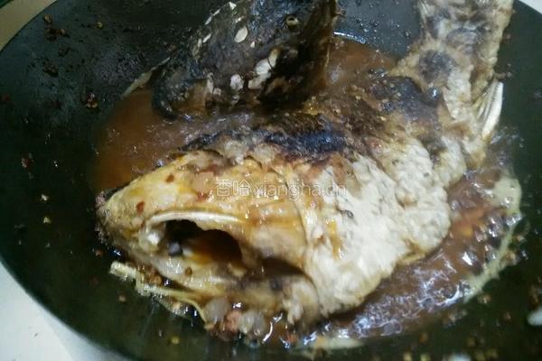 干烧鲤魚的做法图解4