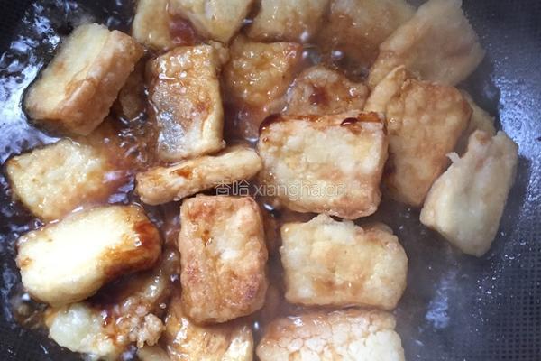 香煎豆腐的做法图解4