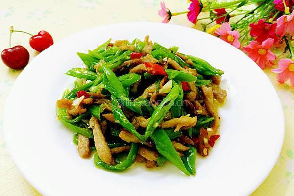 青椒炒肉的做法图解9