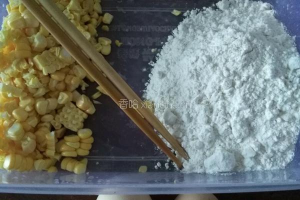 玉米煎饼的做法图解1