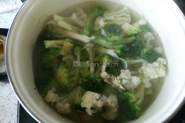肉丝炒双花的做法图解4