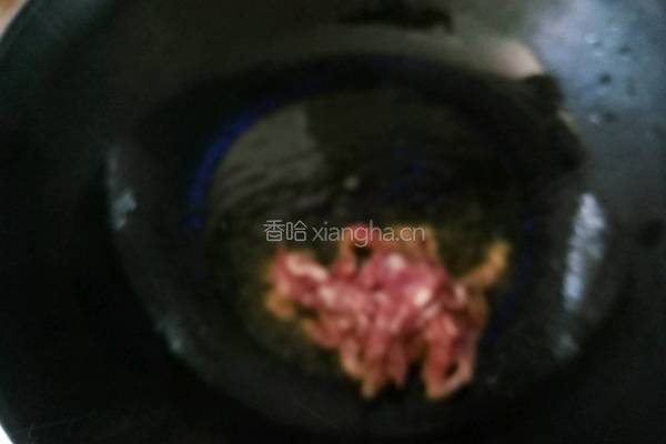 肉丝炒双花的做法图解7