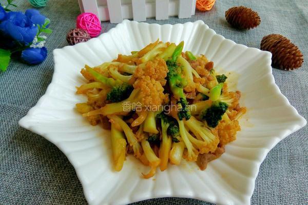 肉丝炒双花的做法图解13