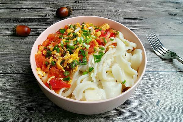 豆角西红柿鸡蛋打卤面的做法图解16