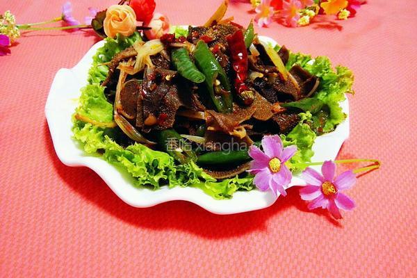 葱爆辣毛肚的做法图解6
