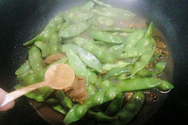 豆角炒肉片的做法图解8