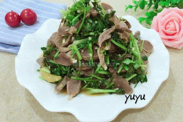 香菜拌鸭珍的做法图解10