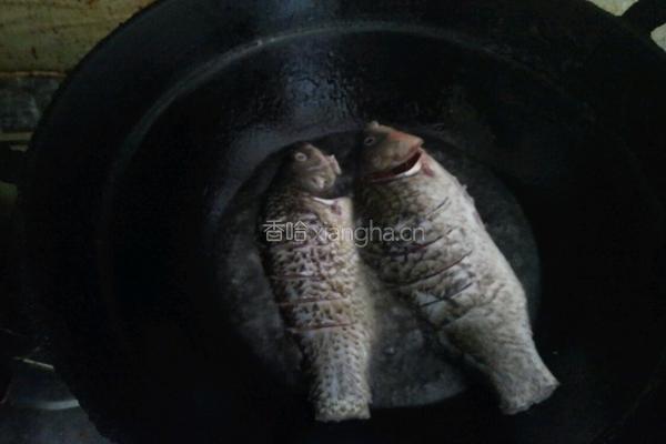 红烧鲫鱼豆腐汤的做法图解3