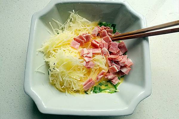 香煎土豆丝鸡蛋饼的做法图解5