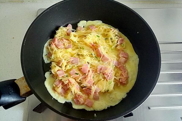 香煎土豆丝鸡蛋饼的做法图解9