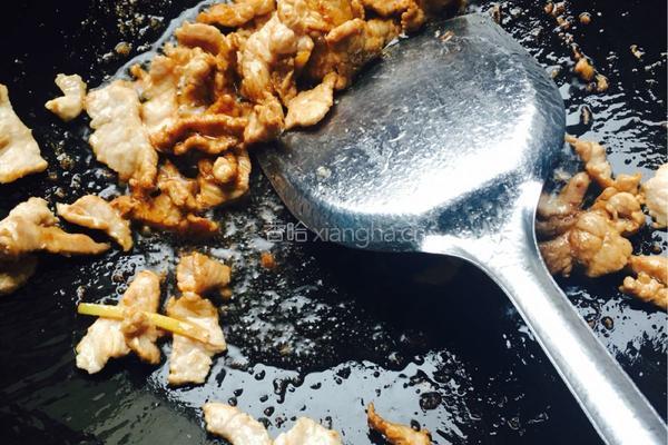 金针菇肉片的做法图解4