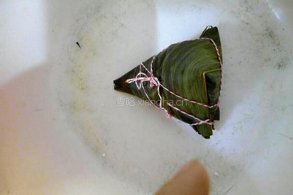 五香咸肉绿豆粽的做法图解11
