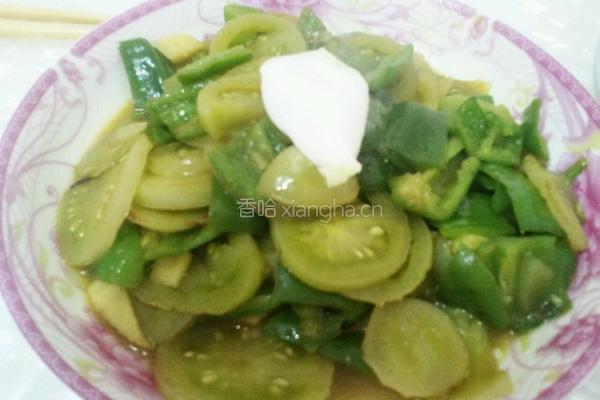 青柿炒辣椒的做法图解6