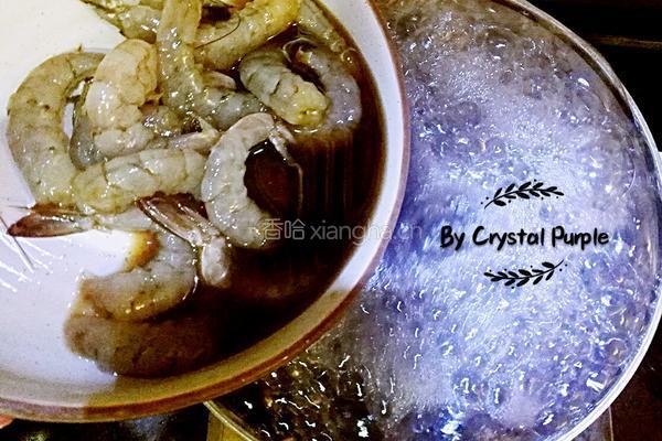 腊肠黑米什锦虾粥的做法图解12