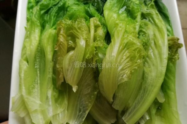 蚝油生菜的做法图解4