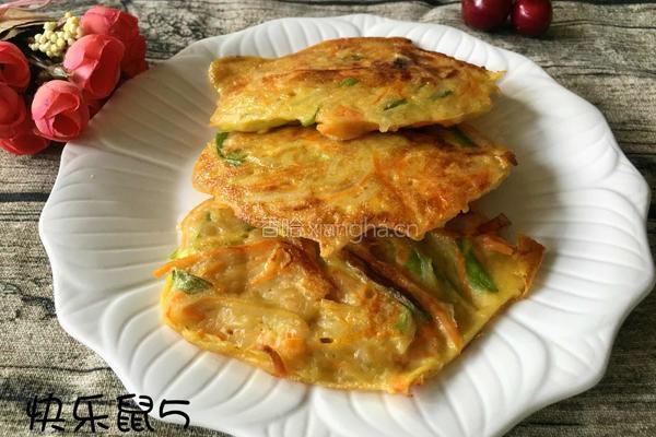 菜丝煎饼的做法图解10