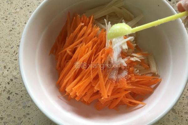 菜丝煎饼的做法图解2