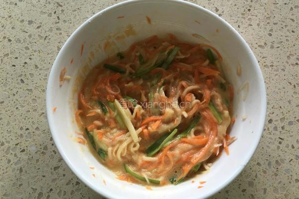 菜丝煎饼的做法图解6