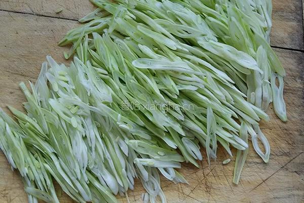 清炒芸豆丝的做法图解3