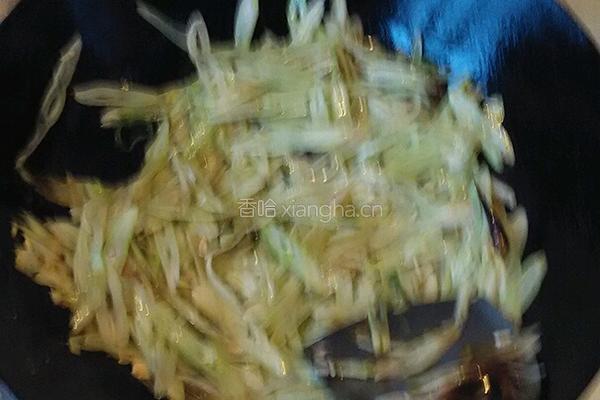 清炒芸豆丝的做法图解8