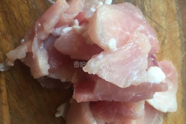 肉炒西葫芦片的做法图解1
