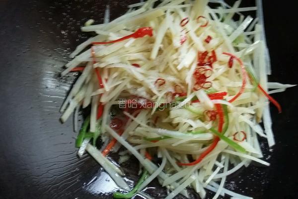 酸辣土豆丝的做法图解9