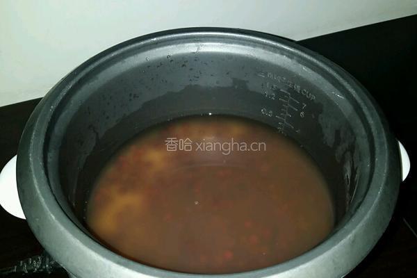 红豆焖饭的做法图解5