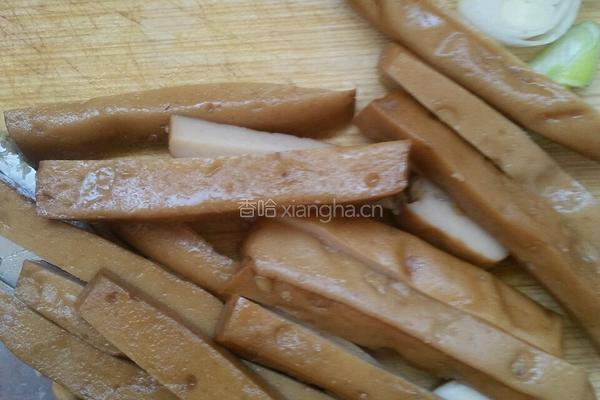 素炒香干豆角的做法图解4