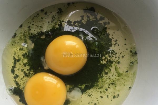 抹茶鸡蛋饼干的做法图解1