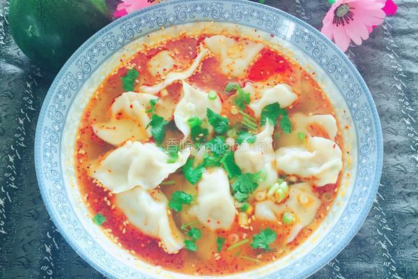 酸汤水饺的做法图解6