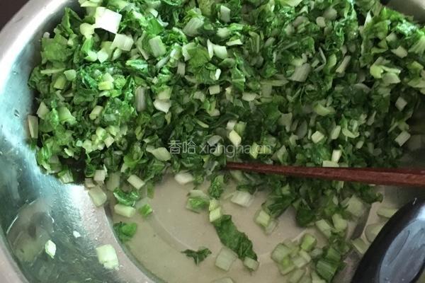 白菜猪肉饺子的做法图解3