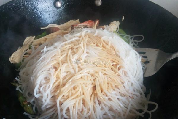 炒粉干的做法图解4