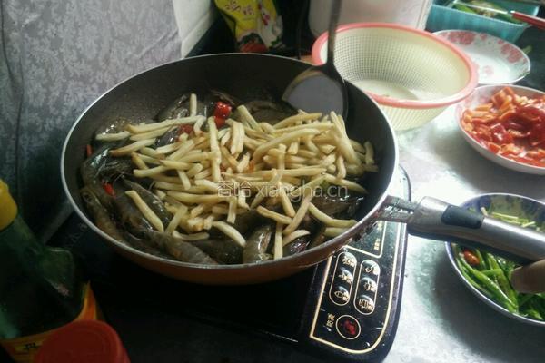 爆炒海虾的做法图解5