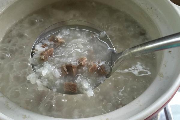 皮蛋瘦肉粥的做法图解9