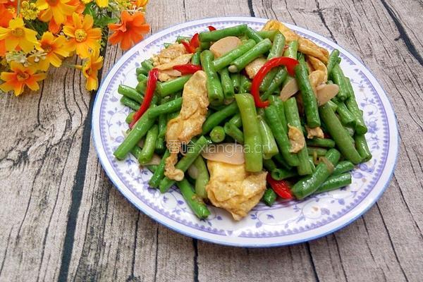 豆角炒鸡蛋的做法图解14