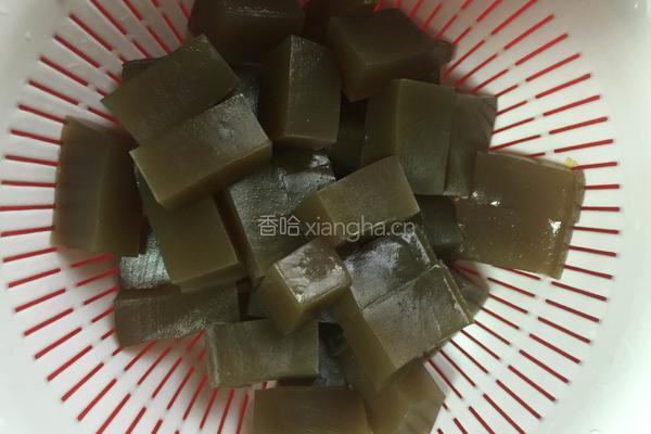 鸡蛋炒凉粉的做法图解2