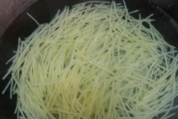 素炒土豆丝的做法图解3