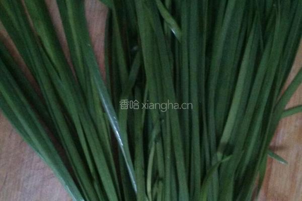 家常菜韭菜炒鸡蛋的做法图解1